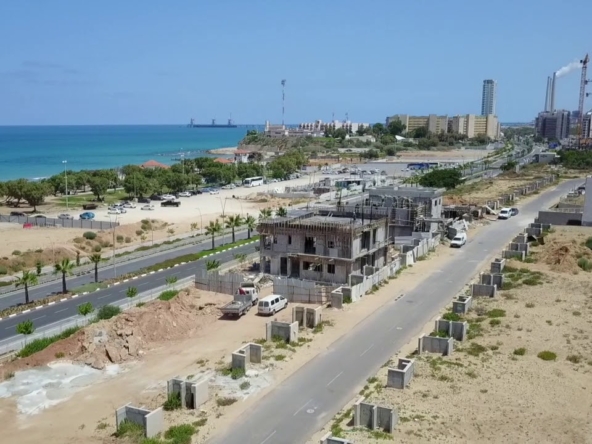 Hadera, Cesarit project, construction of villas facing the sea - Israland - 03.07.2018